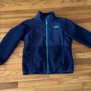 North face zip up fleece jacket